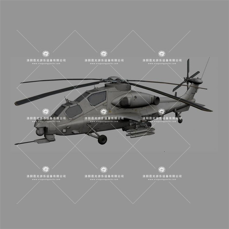 台江武装直升机3D模型